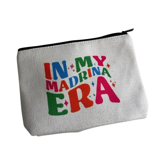 IN MY MADRINA ERA Cosmetic Makeup Bag NEW NWOT - Picture 1 of 6